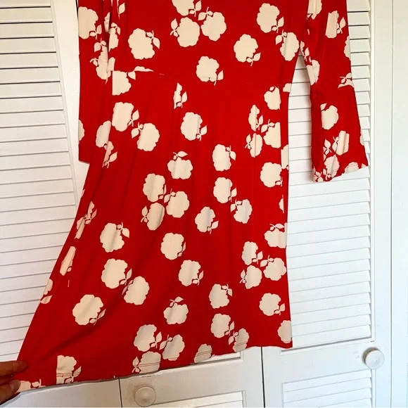 Boden Floral Orange Dress - Picture 14 of 16